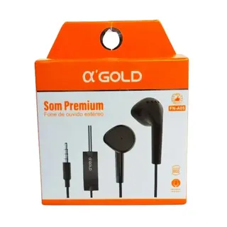 Fone de ouvido estéreo a'Gold FN-A05