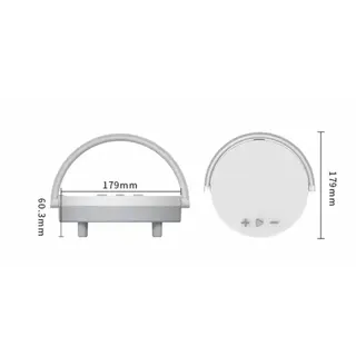 Caixa de som com carregador por indução 15W LED - KAIDI - KNC-8860 — foto do produto