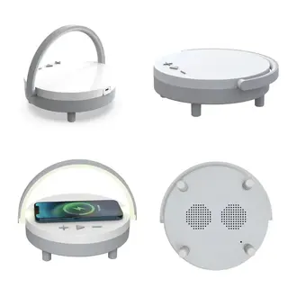 Caixa de som com carregador por indução 15W LED - KAIDI - KNC-8860 — foto do produto