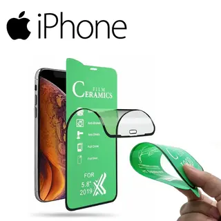 Película flexível nano ceramica 9D - compatível com iPhone