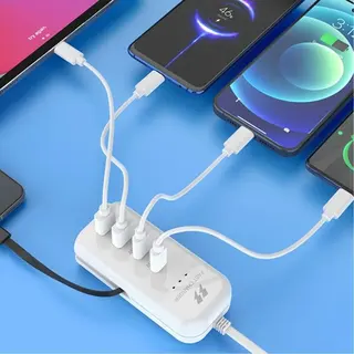 Tomada carregador de celular USB e PD 4 portas — foto do produto