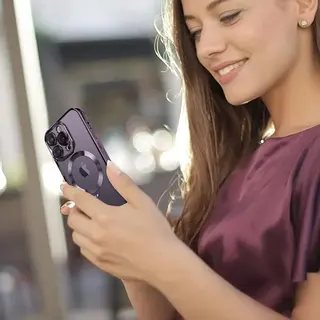 Capa compatível com iPhone 14 pro max com protetor de lente de câmera — foto do produto