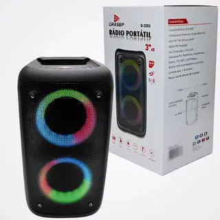 Caixa de som Bluetooth 20W - Grasep - D-3203 — foto do produto