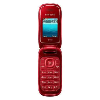 Celular Samsung flip GT-E1272 dual SIM tela 1.77" - vermelho
