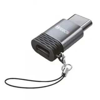 Adaptador OTG Tipo-C para micro USB V8 - Hrebos - HS-221 — foto do produto