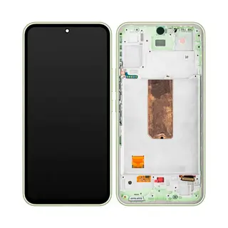 Tela LCD compatível com Samsung Galaxy A54 5G / A546 com aro