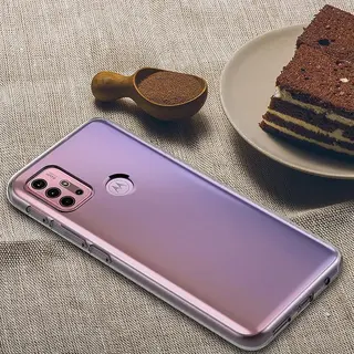 Case compatível com Motorola TPU slim transparente — foto do produto