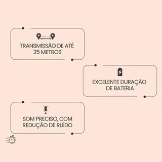Microfone sem fio lapela duplo anti ruído para iPhone 08 ao 14 Vianova — foto do produto