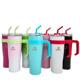 Copo térmico inox quencher 1,2l com stickers 3D — foto do produto