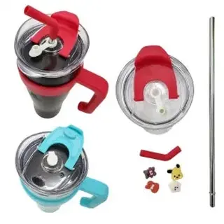 Copo térmico inox quencher 1,2l com stickers 3D — foto do produto