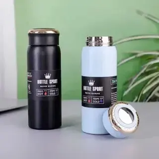 Garrafa térmica inox com termômetro digital 480ml - GDR-0941 — foto do produto