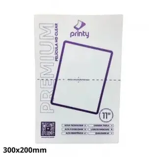 Folha de película hidrogel para tablet transparente (clear) — foto do produto