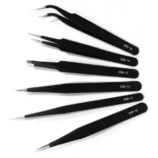 Kit de pinças para manutenção - 6pçs - Exbom - 3357 — foto do produto