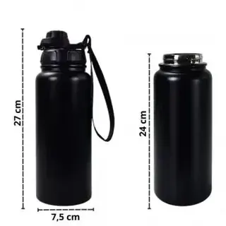 Garrafa térmica inox sport fosca 750ml - GDR1032 — foto do produto
