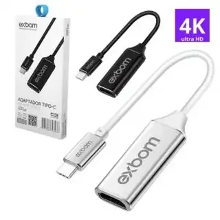 Adaptador de vídeo HDMI 4k para Tipo-C - Exbom - U3V-X40 — foto do produto