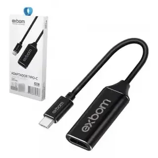 Adaptador de vídeo HDMI 4k para Tipo-C - Exbom - U3V-X40 — foto do produto