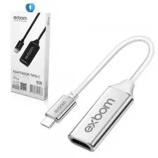 Adaptador de vídeo HDMI 4k para Tipo-C - Exbom - U3V-X40 — foto do produto
