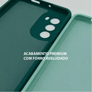 Capinha de silicone colorido interior aveludado cores femininas — foto do produto