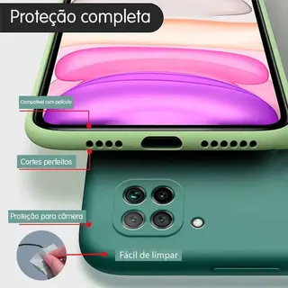 Capinha de silicone colorido interior aveludado cores femininas — foto do produto