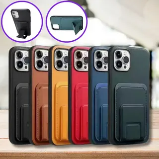 Kit 10 capinhas em couro com porta cartão e suporte de mesa — foto do produto