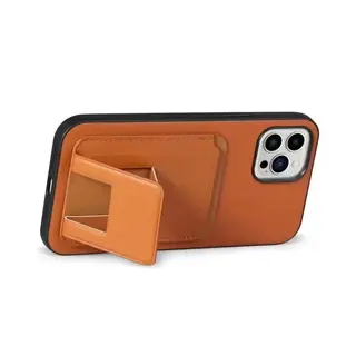 Kit 10 capinhas em couro com porta cartão e suporte de mesa — foto do produto