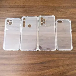 Kit com 100 capinhas antishock transparente — foto do produto