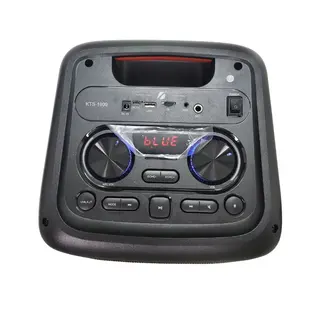 Caixa de som Bluetooth 75W com microfone LED RGB - KTS-1909 - KTS — foto do produto