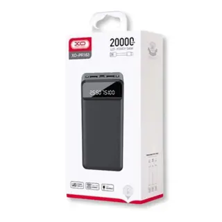 Carregador portátil powerbank 20000mAh 2A - XO-PR163 — foto do produto