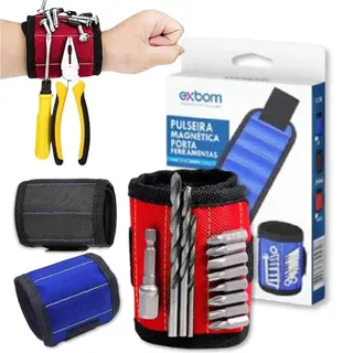 Pulseira magnética porta ferramentas - Exbom - frma -PM0510