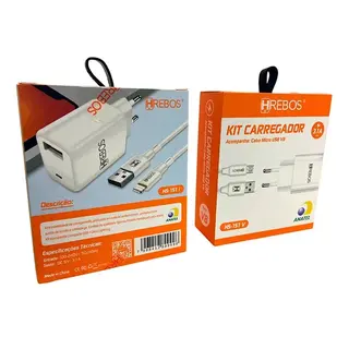 Kit carregador 2 USB 3.1A - a'Gold - CA22 — foto do produto