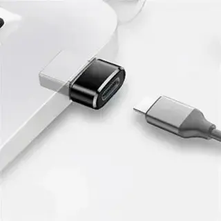 Adaptador OTG USB macho para Tipo-C fêmea — foto do produto