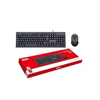 Kit teclado e mouse com fio Tomate MKTO1713