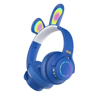 Headphone Bluetooth com orelha de coelho e luzes RGB Altomex B-19-E — foto do produto