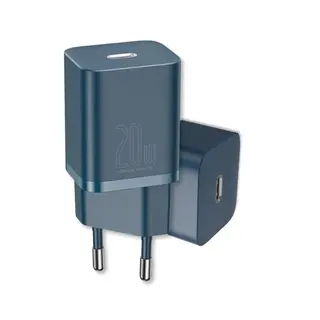 Kit carregador turbo PD 20W super si + cabo Tipo-C Baseus — foto do produto