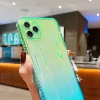 Capinha TPU neon holográfica — foto do produto