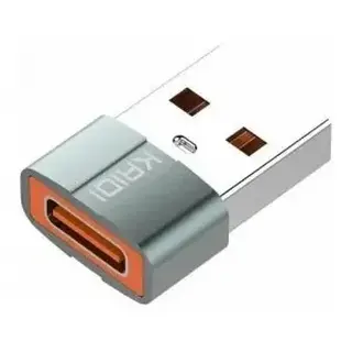 Adaptador OTG USB para Tipo-C - KAIDI - KD-339 — foto do produto