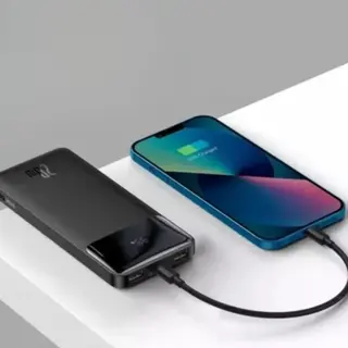 Carregador portátil power bank turbo 20W 10.000mAh - preto - Baseus — foto do produto