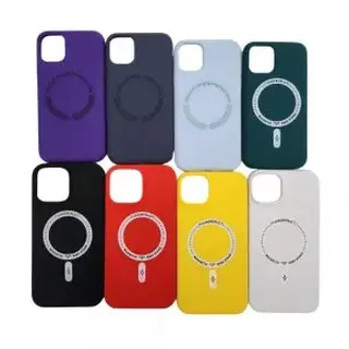 Capinha MagSafe colors aveludada — foto do produto
