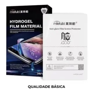 Folha de película hidrogel fosca (matte) - 180mm x 120mm — foto do produto