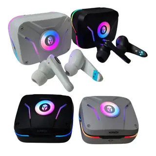 Fone de ouvido TWS gamer com LED RGB - KAIDI - KD-G1 — foto do produto