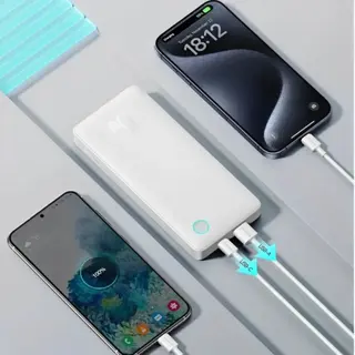 Power bank turbo 15W airpow lite 10.000mAh - branco - Baseus — foto do produto