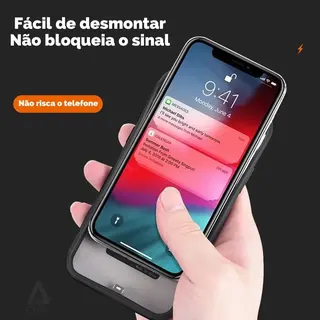 Capa carregadora compatível com iPhone - power bank — foto do produto