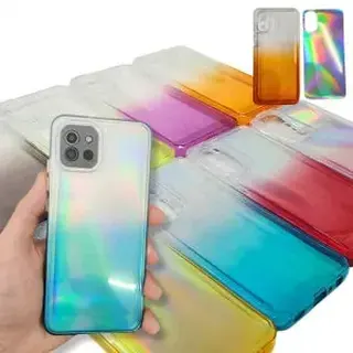 Capinha TPU degradê holográfica
