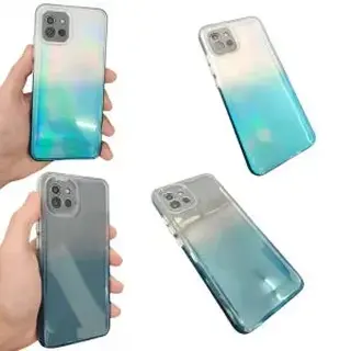 Capinha TPU degradê holográfica — foto do produto