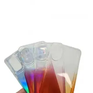 Capinha TPU degradê holográfica — foto do produto