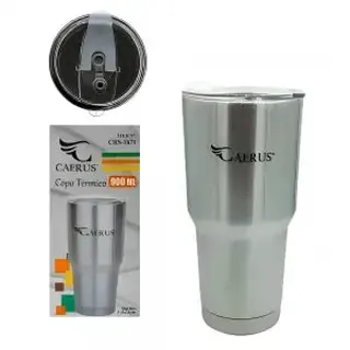 Copo térmico com tampa 900ml - Caerus - CRS-1671 — foto do produto