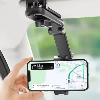 Suporte de celular para quebra sol do carro rotação 360°