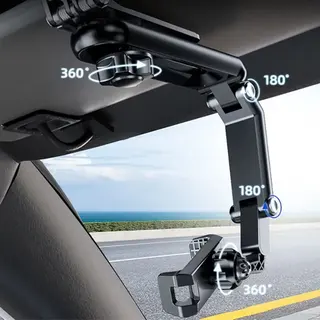 Suporte de celular para quebra sol do carro rotação 360° — foto do produto
