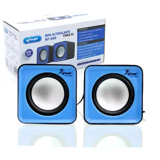 Mini caixa de som USB 6W RMS - Knup - KP-609 — foto do produto