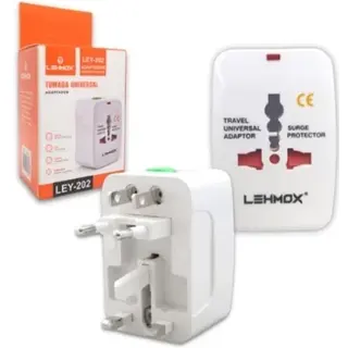 Adaptador de tomada universal Lehmox LEY202